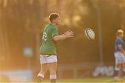 18 December 2021; Tony Butler of Ireland during the U20's International match between Ireland and Italy at UCD Bowl in Dublin. Photo by Piaras Ó Mídheach/Sportsfile