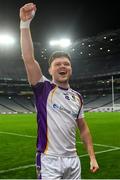 18 December 2021; Tom Fox of Kilmacud Crokes celebrates after his side's victory during the AIB Leinster GAA Football Senior Club Championship Semi-Final match between Portarlington and Kilmacud Crokes at Croke Park in Dublin. Photo by Seb Daly/Sportsfile