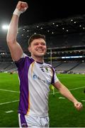 18 December 2021; Tom Fox of Kilmacud Crokes celebrates after his side's victory during the AIB Leinster GAA Football Senior Club Championship Semi-Final match between Portarlington and Kilmacud Crokes at Croke Park in Dublin. Photo by Seb Daly/Sportsfile