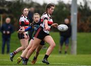 18 December 2021; A general view of the action during the Bank of Ireland Leinster Rugby U16 Girls' Plate Final match between Navan RFC and Enniscorthy RFC at Carlow IT in Carlow. Photo by Matt Browne/Sportsfile