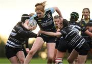 18 December 2021; A general view of the action during the Bank of Ireland Leinster Rugby 18s Girls' Plate Final match between Dundalk RFC and Navan RFC at Carlow IT in Carlow. Photo by Matt Browne/Sportsfile