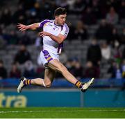 18 December 2021; Andrew McGowan of Kilmacud Crokes tries a shot on goal during the AIB Leinster GAA Football Senior Club Championship Semi-Final match between Portarlington and Kilmacud Crokes at Croke Park in Dublin. Photo by Ray McManus/Sportsfile