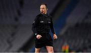 18 December 2021; Referee John Hickey during the AIB Leinster GAA Football Senior Club Championship Semi-Final match between Portarlington and Kilmacud Crokes at Croke Park in Dublin. Photo by Ray McManus/Sportsfile