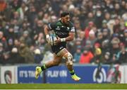 19 December 2021; Bundee Aki of Connacht during the Heineken Champions Cup Pool B match between Leicester Tigers and Connacht at Mattioli Woods Welford Road in Leicester, England. Photo by Harry Murphy/Sportsfile