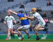 19 December 2021; Colin Fennelly of Shamrocks Ballyhale in action against Darren Maher of Clough Ballacolla during the AIB Leinster GAA Hurling Senior Club Championship Final match between Clough Ballacolla and Shamrocks Ballyhale at Croke Park in Dublin. Photo by Piaras Ó Mídheach/Sportsfile