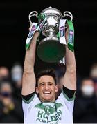 19 December 2021; Shamrocks Ballyhale captain Colin Fennelly lifts the cup after his side's victory in the AIB Leinster GAA Hurling Senior Club Championship Final match between Clough Ballacolla and Shamrocks Ballyhale at Croke Park in Dublin. Photo by Piaras Ó Mídheach/Sportsfile