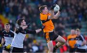 19 December 2021; Darragh O'Brien of Austin Stacks in action against Michael O’Keeffe of Newcastlewest during the AIB Munster GAA Football Senior Club Football Championship Semi-Final match between Austin Stacks and Newcastle West at Austin Stack Park in Tralee, Kerry. Photo by Brendan Moran/Sportsfile