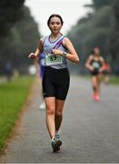 19 December 2021; Ciara Wilson-Bowen of Dundrum South Dublin AC competing in the Junior 10k Walk at the Irish Life Health National 35km Race Walks Championship at Saint Anne's Park in Raheny, Dublin. Photo by Seb Daly/Sportsfile