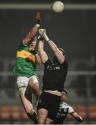 19 December 2021; Emmett Bradley of Glen scores a late point to equalise the game and send it to extra time during the AIB Ulster GAA Football Club Senior Championship Semi-Final match between Glen and Kilcoo at Athletic Grounds in Armagh. Photo by David Fitzgerald/Sportsfile