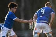 18 December 2021; Gianluca Tomaselli of Italy during the U20's International match between Ireland and Italy at UCD Bowl in Dublin. Photo by Piaras Ó Mídheach/Sportsfile