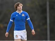 18 December 2021; Dewi Passarella of Italy during the U20's International match between Ireland and Italy at UCD Bowl in Dublin. Photo by Piaras Ó Mídheach/Sportsfile