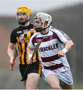 19 December 2021; Cormac O'Doherty of Slaughtneil during the AIB Ulster GAA Hurling Senior Club Championship Final match between Ballycran and Slaughtneil at Corrigan Park in Belfast. Photo by Ramsey Cardy/Sportsfile