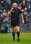 18 December 2021; Referee Andy Larkin during the 2020 AIB All-Ireland Senior Club Camogie Championship Final match between Sarsfields and Oulart the Ballagh at UMPC Nowlan Park, Kilkenny. Photo by Eóin Noonan/Sportsfile