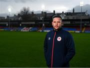 22 December 2021; Manager Tim Clancy poses for a portrait during a St Patrick's Athletic media event at Richmond Park in Dublin. Photo by Piaras Ó Mídheach/Sportsfile