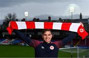 22 December 2021; Anto Breslin poses for a portrait during a St Patrick's Athletic media event at Richmond Park in Dublin. Photo by Piaras Ó Mídheach/Sportsfile