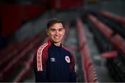 22 December 2021; Anto Breslin poses for a portrait during a St Patrick's Athletic media event at Richmond Park in Dublin. Photo by Piaras Ó Mídheach/Sportsfile