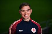 22 December 2021; Anto Breslin poses for a portrait during a St Patrick's Athletic media event at Richmond Park in Dublin. Photo by Piaras Ó Mídheach/Sportsfile