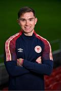 22 December 2021; Anto Breslin poses for a portrait during a St Patrick's Athletic media event at Richmond Park in Dublin. Photo by Piaras Ó Mídheach/Sportsfile