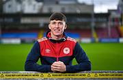 22 December 2021; Joe Redmond poses for a portrait during a St Patrick's Athletic media event at Richmond Park in Dublin. Photo by Piaras Ó Mídheach/Sportsfile