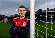 22 December 2021; Mark Doyle poses for a portrait during a St Patrick's Athletic media event at Richmond Park in Dublin. Photo by Piaras Ó Mídheach/Sportsfile