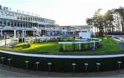 26 December 2021; A general view of the parade ring before the start of day one of the Leopardstown Christmas Festival at Leopardstown Racecourse in Dublin. Photo by Matt Browne/Sportsfile