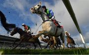 28 December 2021; The Great White, with Brian Hayes up, during the Irish Daily Star Christmas Handicap Hurdle on day three of the Leopardstown Christmas Festival at Leopardstown Racecourse in Dublin. Photo by Seb Daly/Sportsfile