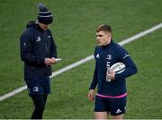 28 December 2021; Garry Ringrose, right, and Jonathan Sexton during Leinster rugby squad training at Energia Park in Dublin. Photo by Piaras Ó Mídheach/Sportsfile
