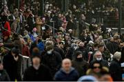 1 January 2022; A general view of racegoers during racing at Tramore Racecourse in Waterford. Photo by Seb Daly/Sportsfile