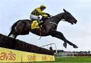 1 January 2022; Al Boum Photo, with Paul Townend up, jumps the last on their way to winning the Savills New Year's Day Steeplechase at Tramore Racecourse in Waterford. Photo by Seb Daly/Sportsfile