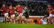 1 January 2022; Kieran Marmion of Connacht is tackled by Jean Kleyn of Munster during the United Rugby Championship match between Connacht and Munster at The Sportsground in Galway. Photo by Brendan Moran/Sportsfile