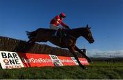 2 January 2022; Dolcita, with Paul Townend up, jumps the last during the Irish Stallion Farms EBF Mares Beginners Chase at Naas Racecourse in Kildare. Photo by Harry Murphy/Sportsfile Photo by Harry Murphy/Sportsfile
