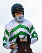 2 January 2022; Jockey Davy Russell before riding Hollow Games in the Lawlor's Of Naas Novice at Naas Racecourse in Kildare. Photo by Harry Murphy/Sportsfile Photo by Harry Murphy/Sportsfile
