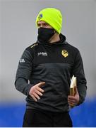 3 January 2022; Leitrim manager Andy Moran before the Connacht FBD League Preliminary Round match between Leitrim and Sligo at the NUI Galway Connacht GAA Air Dome in Bekan, Mayo. Photo by Ramsey Cardy/Sportsfile