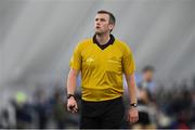 3 January 2022; Referee Thomas Murphy during the Connacht FBD League Preliminary Round match between Leitrim and Sligo at the NUI Galway Connacht GAA Air Dome in Bekan, Mayo. Photo by Ramsey Cardy/Sportsfile
