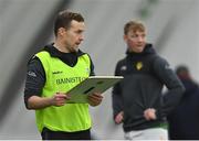 3 January 2022; Leitrim manager Andy Moran during the Connacht FBD League Preliminary Round match between Leitrim and Sligo at the NUI Galway Connacht GAA Air Dome in Bekan, Mayo. Photo by Ramsey Cardy/Sportsfile