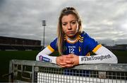 5 January 2022; St.Rynagh’s camogie player, Mairead Daly in attendance at the AIB Camogie All-Ireland Club Provincial Finals Media Day at MW Hire O'Moore Park in Portlaoise, ahead of the AIB All-Ireland Intermediate Camogie Club Championship 2020 Final, which takes place at Semple Stadium, this Saturday, January 8th at 1.30pm and will see St.Rynagh’s take on Munster champions,  Gailltír of Waterford, in what is a repeat of the 2019/2020 Intermediate Final. The AIB All-Ireland Junior Camogie Club Championship 2020 Final will take place this Sunday, January 9th, with Raharney of Westmeath up against Clanmaurice of Kerry at Moyne Templetouhy GAA Club at 2pm. Both finals will be be streamed live on the Official Camogie Youtube Channel. It’s also an action-packed weekend in the AIB GAA Club Championships. Kilmacud Crokes of Dublin will take on Kildare champions Naas GAA in the AIB Leinster Senior Football Club Championship Final at 5pm on Saturday, January 8th, which will be aired live on RTÉ 2. Mayo’s Knockmore will battle it out against Roscommon’s Padraig Pearses in the AIB Connacht Senior Football Club Championship Final at 1.30pm in Ballina on Sunday, January 9th and will be shown live on TG4. Waterford’s Ballygunner will face off against Limerick champions Kilmallock in the AIB GAA Munster Senior Club Hurling Championship Final at Páirc Uí Chaoimh at 3.30pm on Sunday, January 9th and will also be shown live on TG4. This year’s AIB Club Championships celebrate #TheToughest players in Gaelic Games - those who are not defined by what they have won, but by how they persevere no matter. Photo by Eóin Noonan/Sportsfile