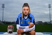 5 January 2022; Gailltír camogie player Ciara Jackman in attendance at the AIB Camogie Club Provincial Finals Media Day ahead of the AIB All-Ireland Intermediate Camogie Club Championship 2020 Final, which takes place at Semple Stadium, this Saturday, January 8th at 1.30pm and will see Gailltír take on Leinster champions, St.Rynagh’s of Offaly, in what is a repeat of the 2019/2020 Intermediate Final. The AIB All-Ireland Junior Camogie Club Championship 2020 Final will take place this Sunday, January 9th, with Raharney of Westmeath up against Clanmaurice of Kerry at Moyne Templetouhy GAA Club at 2pm. Both finals will be be streamed live on the Official Camogie Youtube Channel. It’s also an action-packed weekend in the AIB GAA Club Championships. Kilmacud Crokes of Dublin will take on Kildare champions Naas GAA in the AIB Leinster Senior Football Club Championship Final at 5pm on Saturday, January 8th, which will be aired live on RTÉ 2. Mayo’s Knockmore will battle it out against Roscommon’s Padraig Pearses in the AIB Connacht Senior Football Club Championship Final at 1.30pm in Ballina on Sunday, January 9th and will be shown live on TG4. Waterford’s Ballygunner will face off against Limerick champions Kilmallock in the AIB GAA Munster Senior Club Hurling Championship Final at Páirc Uí Chaoimh at 3.30pm on Sunday, January 9th and will also be shown live on TG4. This year’s AIB Club Championships celebrate #TheToughest players in Gaelic Games - those who are not defined by what they have won, but by how they persevere no matter. Photo by Sam Barnes/Sportsfile