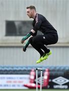 6 January 2022; Goalkeeper Peter Cherrie during a Dundalk pre-season training session at Oriel Park in Dundalk, Louth. Photo by Seb Daly/Sportsfile