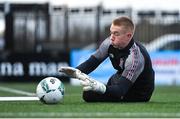 6 January 2022; Goalkeeper Nathan Shepperd during a Dundalk pre-season training session at Oriel Park in Dundalk, Louth. Photo by Seb Daly/Sportsfile