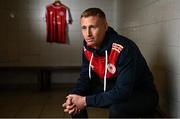 7 January 2022; St Patrick's Athletic new signing Eoin Doyle is unveiled at Richmond Park in Dublin. Photo by Seb Daly/Sportsfile