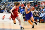 7 January 2022; Aine McKenna of The Address UCC Glanmire in action against Edel Thornton of Singleton Supervalu Brunell during the InsureMyHouse.ie Paudie O’Connor Cup semi-final match between The Address UCC Glanmire and Singleton's SuperValu Brunell at Neptune Stadium in Cork. Photo by Sam Barnes/Sportsfile