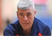 7 January 2022; Singleton Supervalu Brunell assistant coach Malcolm Thompson during the InsureMyHouse.ie Paudie O’Connor Cup semi-final match between The Address UCC Glanmire and Singleton's SuperValu Brunell at Neptune Stadium in Cork. Photo by Brendan Moran/Sportsfile