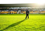 8 January 2022; Offaly manager John Maughan before  the O'Byrne Cup group A match between Offaly and Dublin at Bord na Mona O'Connor Park in Tullamore, Offaly. Photo by Harry Murphy/Sportsfile