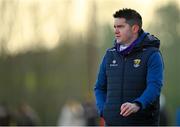 8 January 2022; Wexford manager Shane Roche during the O'Byrne Cup group B match between Wexford and Laois at Hollymount in Galbally, Wexford. Photo by Seb Daly/Sportsfile