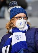 8 January 2022; Naas supporter Angela Begley ahead of the AIB Leinster GAA Football Senior Club Championship Final match between Kilmacud Crokes and Naas at Croke Park in Dublin. Photo by Daire Brennan/Sportsfile