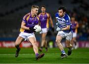 8 January 2022; Callum Pearson of Kilmacud Crokes in action against Paul Sullivan of Naas during the AIB Leinster GAA Football Senior Club Championship Final match between Kilmacud Crokes and Naas at Croke Park in Dublin. Photo by David Fitzgerald/Sportsfile
