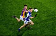 8 January 2022; Paddy McDermott of Naas in action against Cillian O’Shea of Kilmacud Crokes during the AIB Leinster GAA Football Senior Club Championship Final match between Kilmacud Crokes and Naas at Croke Park in Dublin. Photo by Daire Brennan/Sportsfile
