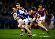 8 January 2022; Brian Byrne of Naas in action against Hugh Kenny of Kilmacud Crokes during the AIB Leinster GAA Football Senior Club Championship Final match between Kilmacud Crokes and Naas at Croke Park in Dublin. Photo by David Fitzgerald/Sportsfile