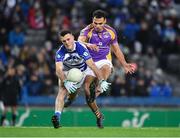 8 January 2022; Craig Dias of Kilmacud Crokes in action against Eoin Doyle of Naas during the AIB Leinster GAA Football Senior Club Championship Final match between Kilmacud Crokes and Naas at Croke Park in Dublin. Photo by Daire Brennan/Sportsfile