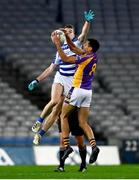 8 January 2022; Craig Dias of Kilmacud Crokes in action against Seán Cullen of Naas during the AIB Leinster GAA Football Senior Club Championship Final match between Kilmacud Crokes and Naas at Croke Park in Dublin. Photo by David Fitzgerald/Sportsfile